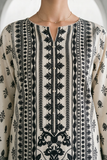 Zellbury Monochrome Printed Lawn Unstitched 3Pc Suit WUS26X31088