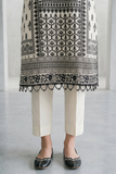Zellbury Monochrome Printed Lawn Unstitched 3Pc Suit WUS26X31088