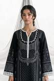 Zellbury Monochrome Printed Lawn Unstitched 3Pc Suit WUS26X31090