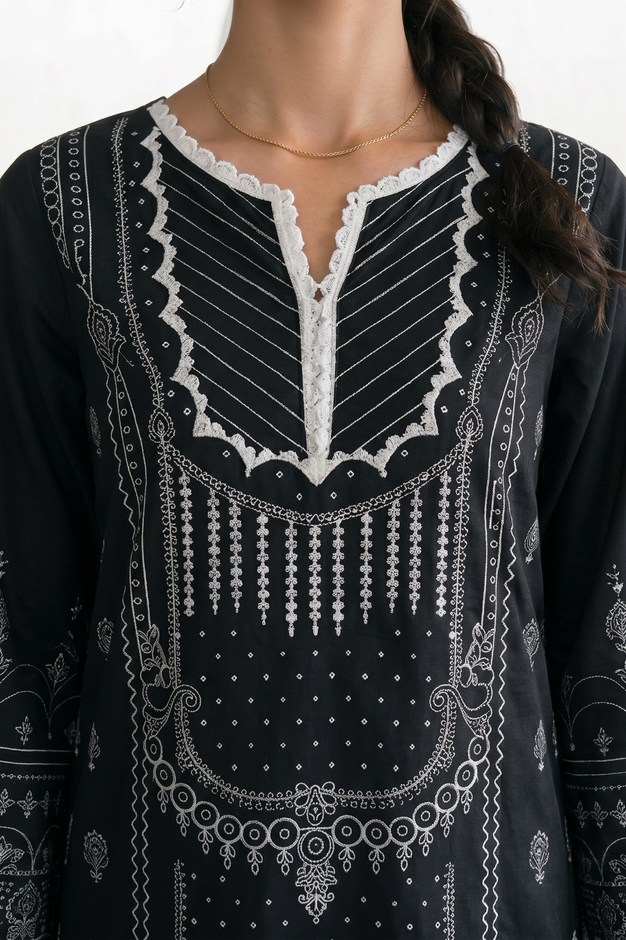 Zellbury Monochrome Printed Lawn Unstitched 3Pc Suit WUS26X31090