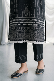 Zellbury Monochrome Printed Lawn Unstitched 3Pc Suit WUS26X31090