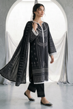 Zellbury Monochrome Printed Lawn Unstitched 3Pc Suit WUS26X31090