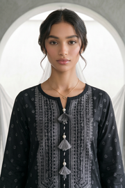 Zellbury Monochrome Printed Lawn Unstitched 3Pc Suit WUS26X31091