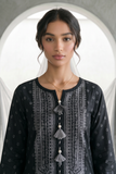 Zellbury Monochrome Printed Lawn Unstitched 3Pc Suit WUS26X31091