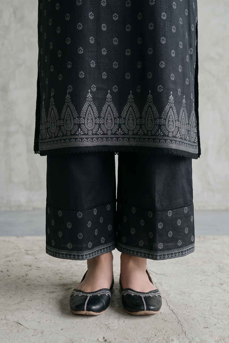 Zellbury Monochrome Printed Lawn Unstitched 3Pc Suit WUS26X31091