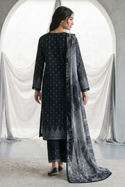 Zellbury Monochrome Printed Lawn Unstitched 3Pc Suit WUS26X31091