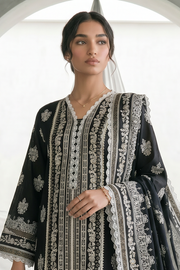 Zellbury Monochrome Printed Lawn Unstitched 3Pc Suit WUS26X31094