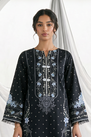 Zellbury Monochrome Printed Lawn Unstitched 3Pc Suit WUS26X31095