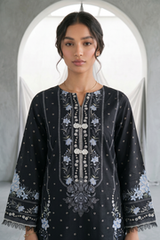 Zellbury Monochrome Printed Lawn Unstitched 3Pc Suit WUS26X31095