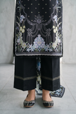 Zellbury Monochrome Printed Lawn Unstitched 3Pc Suit WUS26X31095