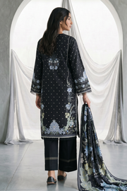 Zellbury Monochrome Printed Lawn Unstitched 3Pc Suit WUS26X31095