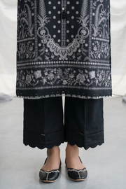 Zellbury Monochrome Printed Lawn Unstitched 3Pc Suit WUS26X31097