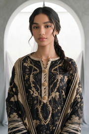 Zellbury Monochrome Printed Lawn Unstitched 3Pc Suit WUS26X31135