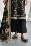 Zellbury Monochrome Printed Lawn Unstitched 3Pc Suit WUS26X31135