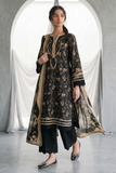 Zellbury Monochrome Printed Lawn Unstitched 3Pc Suit WUS26X31135