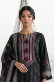 Zellbury Monochrome Printed Lawn Unstitched 3Pc Suit WUS26X31137