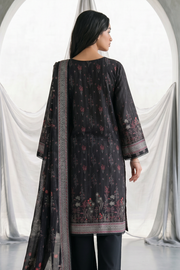 Zellbury Monochrome Printed Lawn Unstitched 3Pc Suit WUS26X31137