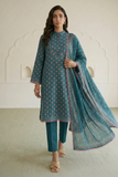 Zellbury Summer Printed Lawn Unstitched 3Pc Suit WUS26X31138