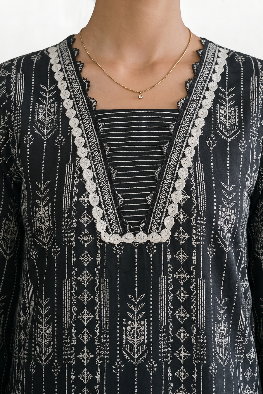 Zellbury Monochrome Printed Lawn Unstitched 3Pc Suit WUS26X31142