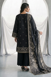 Zellbury Monochrome Printed Lawn Unstitched 3Pc Suit WUS26X31158