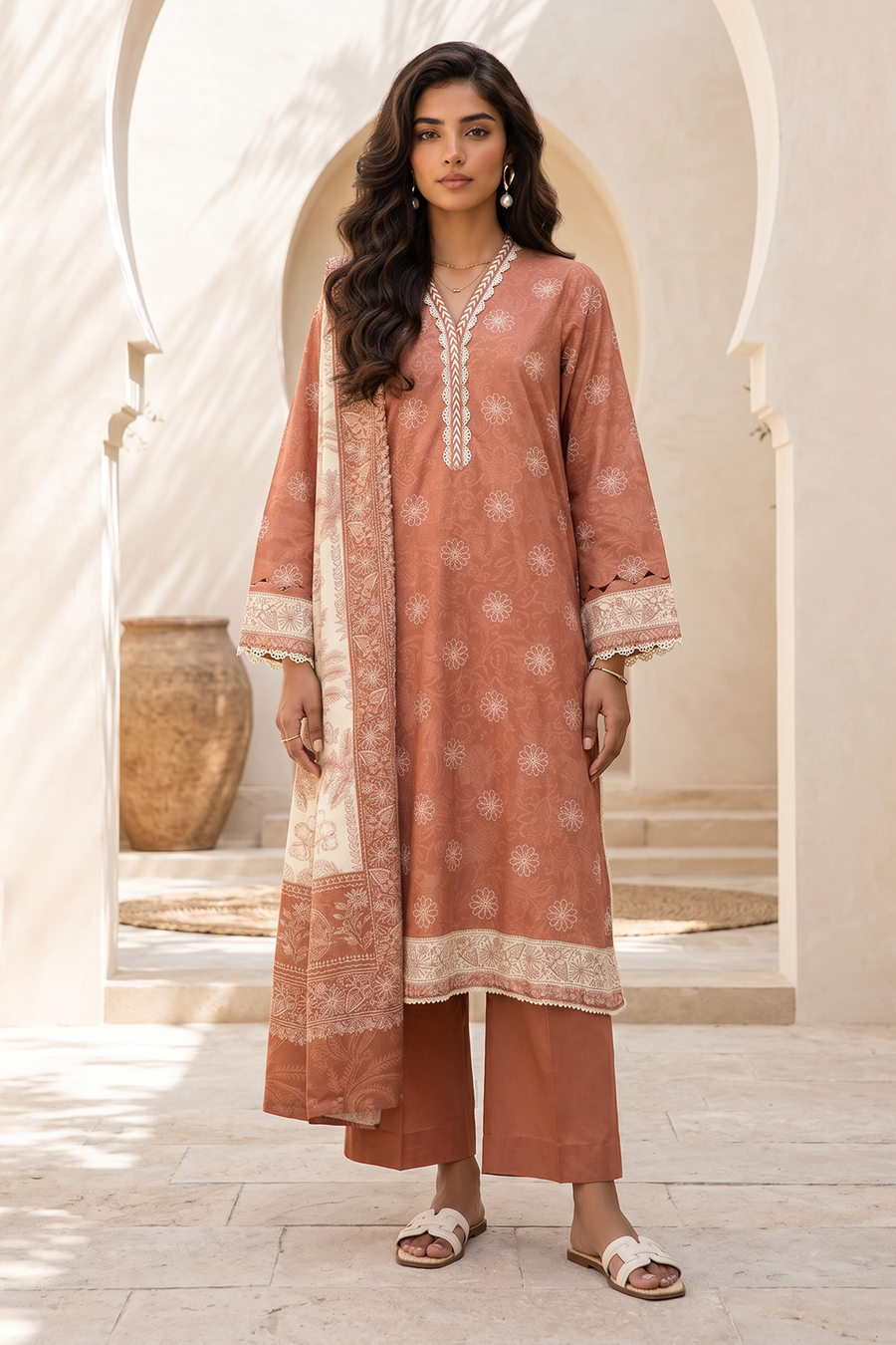 Zellbury Summer Printed Lawn Unstitched 3Pc Suit WUS26X38047