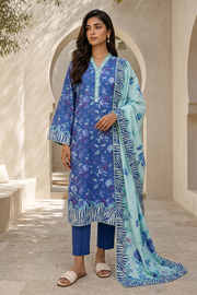 Zellbury Summer Printed Lawn Unstitched 3Pc Suit WUS26X38051