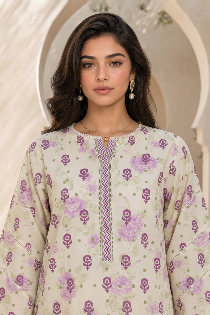 Zellbury Summer Printed Lawn Unstitched 3Pc Suit WUS26X38053