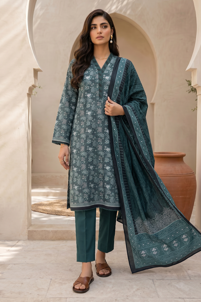 Zellbury Summer Printed Lawn Unstitched 3Pc Suit WUS26X38054