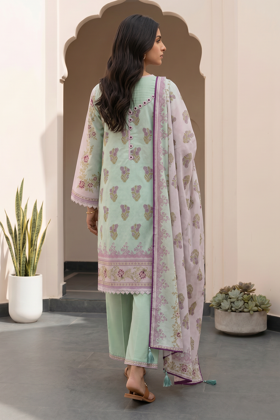 Zellbury Summer Printed Lawn Unstitched 3Pc Suit WUS26X38102
