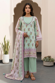 Zellbury Summer Printed Lawn Unstitched 3Pc Suit WUS26X38102