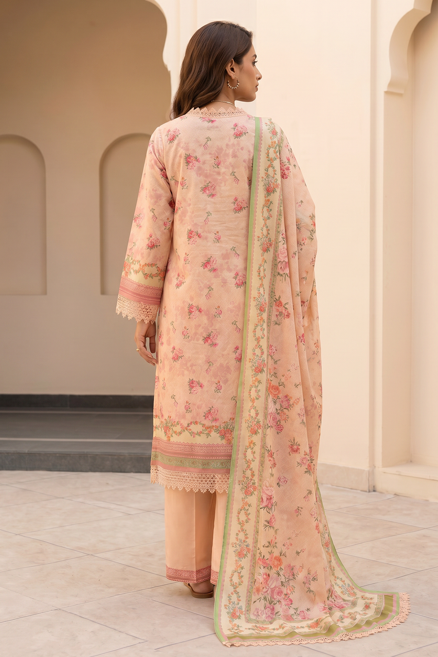 Zellbury Summer Printed Lawn Unstitched 3Pc Suit WUS26X38103