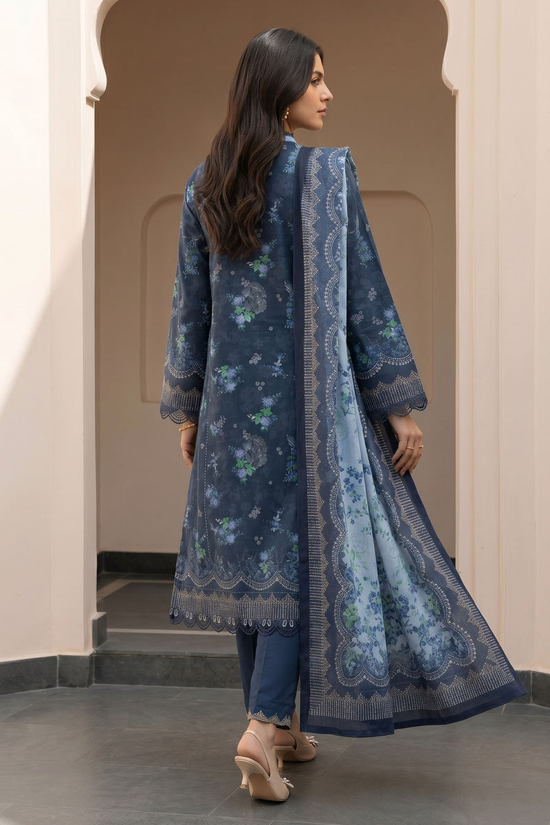 Zellbury Summer Printed Lawn Unstitched 3Pc Suit WUS26X38107