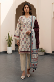 Zellbury Summer Printed Lawn Unstitched 3Pc Suit WUS26X38108