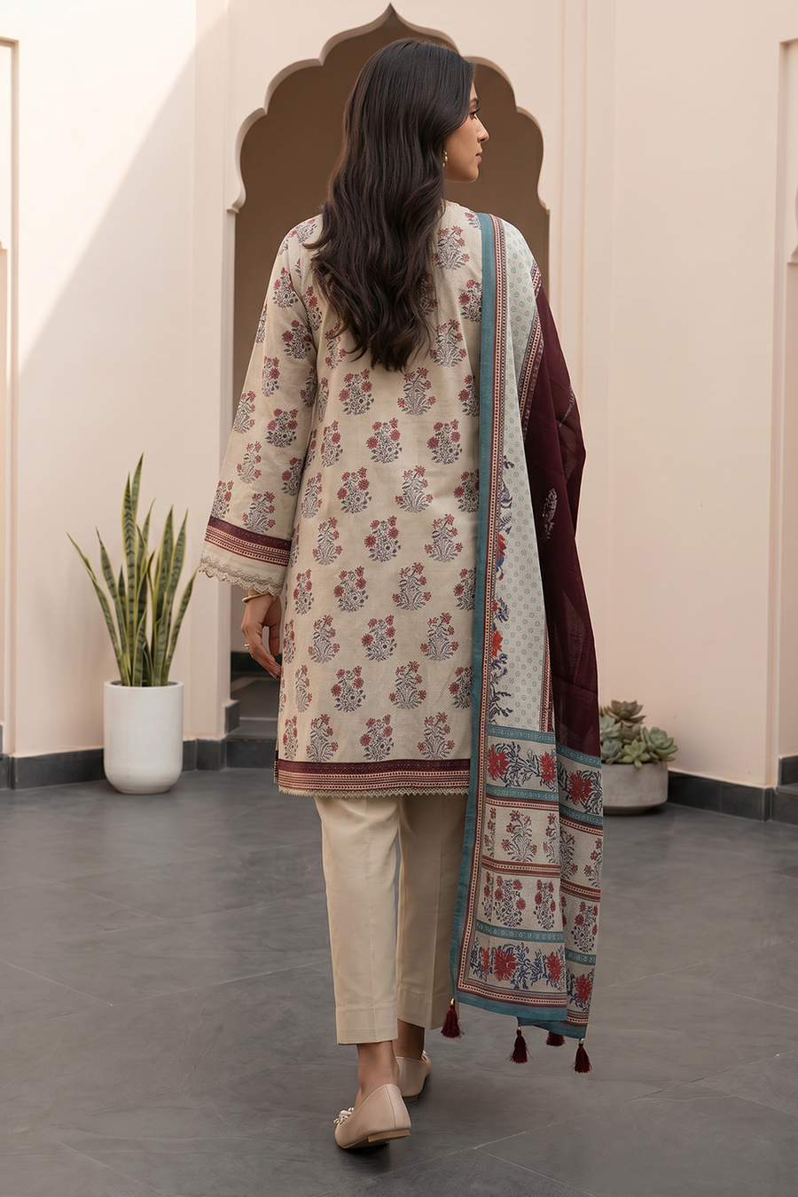 Zellbury Summer Printed Lawn Unstitched 3Pc Suit WUS26X38108
