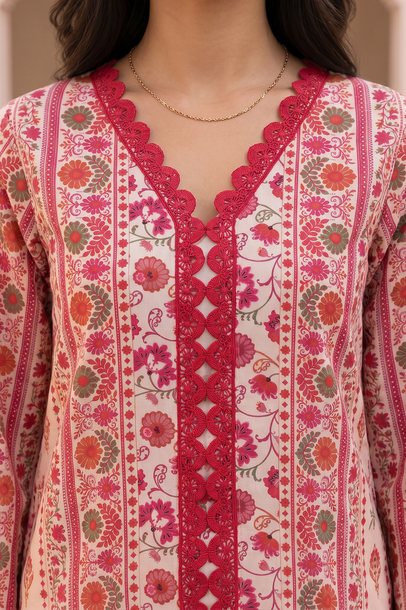 Zellbury Summer Printed Lawn Unstitched 3Pc Suit WUS26X38109
