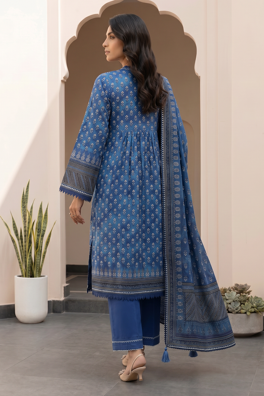Zellbury Summer Printed Lawn Unstitched 3Pc Suit WUS26X38111