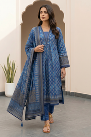 Zellbury Summer Printed Lawn Unstitched 3Pc Suit WUS26X38111