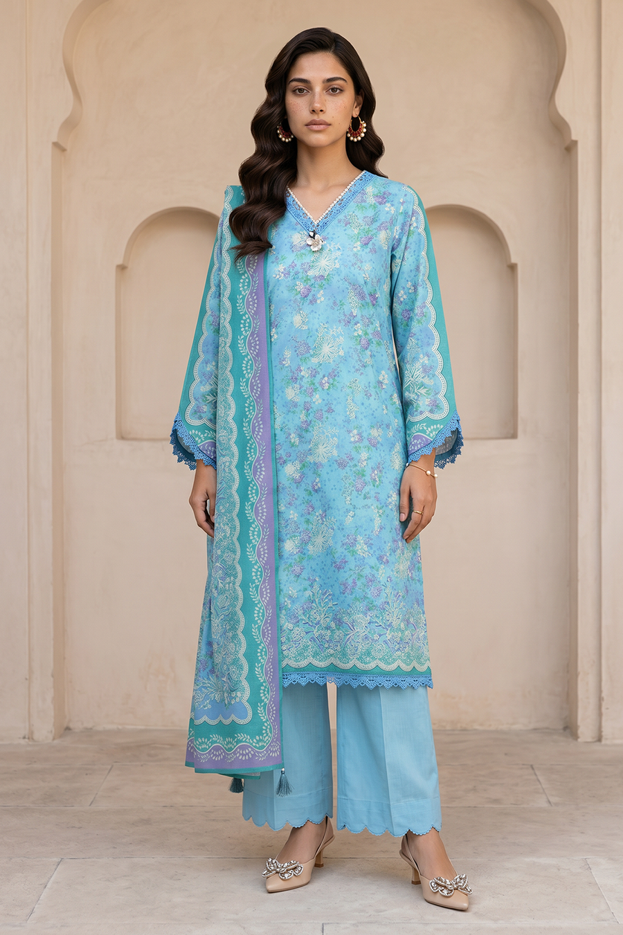 Zellbury Summer Printed Lawn Unstitched 3Pc Suit WUS26X38113