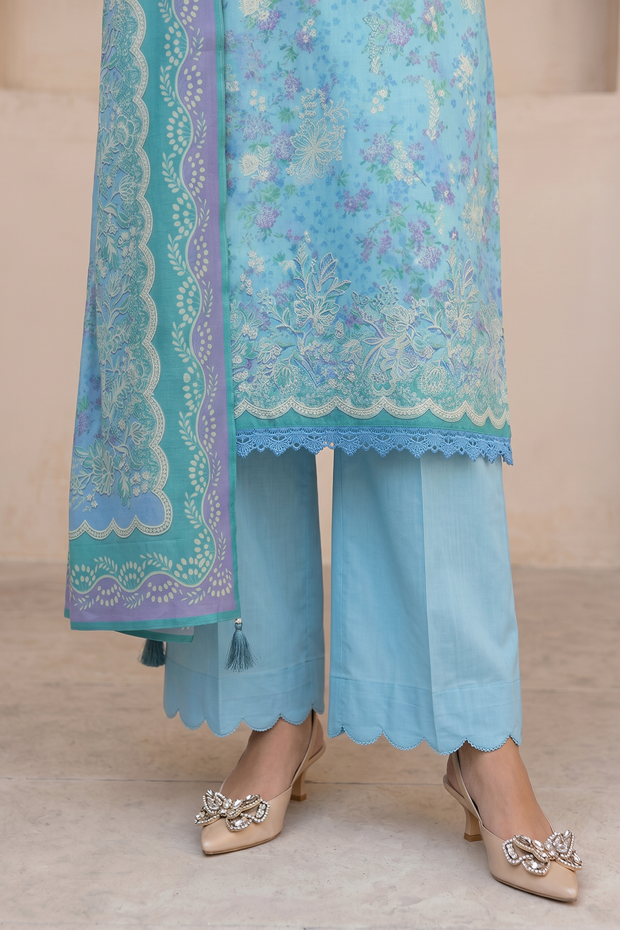Zellbury Summer Printed Lawn Unstitched 3Pc Suit WUS26X38113