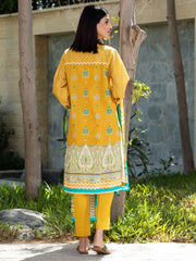 Zellbury Winter Printed Khaddar Unstitched 3Pc Suit WUW21X30308