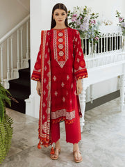Zellbury Winter Embroidered Khaddar Unstitched 2Pc Suit WUW23E20667
