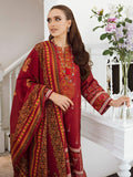 Zellbury Winter Embroidered Khaddar Unstitched 3Pc Suit WUW23E30691