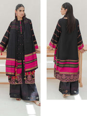 Zellbury Signature Embroidered Yarn Dyed Unstitched 3Pc Suit WUW23E30706