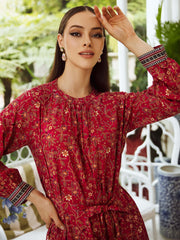Zellbury Winter Printed Viscose Unstitched 2Pc Suit WUW23X20663