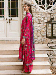 Zellbury Winter Printed Viscose Unstitched 3Pc Suit WUW23X30670