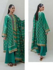 Zellbury Essential Printed Khaddar Unstitched 3Pc Suit WUW23X30731