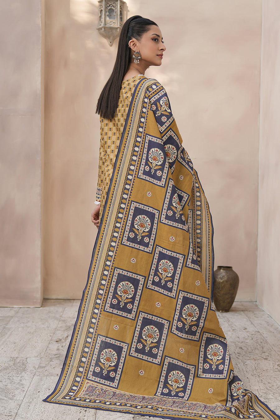 Zellbury Winter Vol-04 Embroidered Khaddar Unstitched 2Pc Suit WUW24E20352