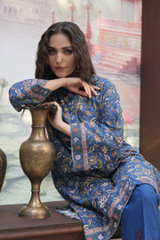 Zellbury Winter Unstitched Embroidered Khaddar 2Pc Suit WUW24E20353
