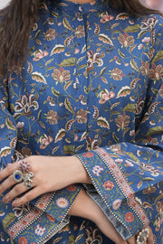 Zellbury Winter Unstitched Embroidered Khaddar 2Pc Suit WUW24E20353