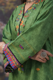 Zellbury Winter Unstitched Embroidered Khaddar 2Pc Suit WUW24E20440